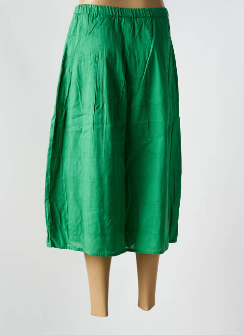 Jupe mi-longue vert COMPAÑIA FANTASTICA pour femme