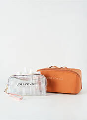 Trousse de toilette marron JOLI VOYAGE pour femme seconde vue