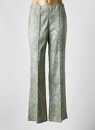 Pantalon droit taille normale taille normale vert HELENA SOREL femme