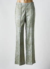 Pantalon droit taille normale taille normale vert HELENA SOREL femme