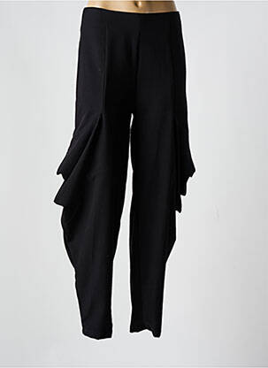 Sarouel stretch taille normale noir KOKOMARINA femme