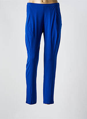 Pantalon slim taille élastique taille normale bleu KOKOMARINA femme