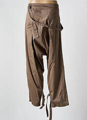 Pantalon droit marron SARAH PACINI pour femme seconde vue