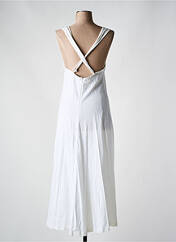 Robe longue blanc VICTOR B pour femme seconde vue