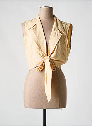 Top jaune MATHILDE pour femme
