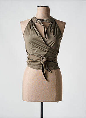 Top vert SARAH PACINI pour femme