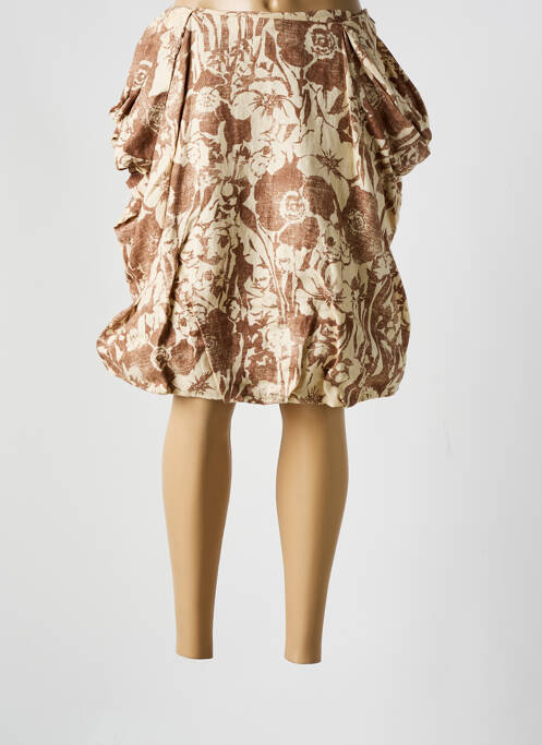 Jupe mi-longue marron GRO ABRAHAMSSON pour femme