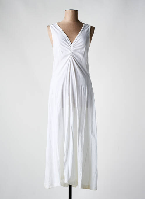 Robe longue blanc VICTOR B pour femme