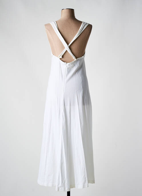 Robe longue blanc VICTOR B pour femme