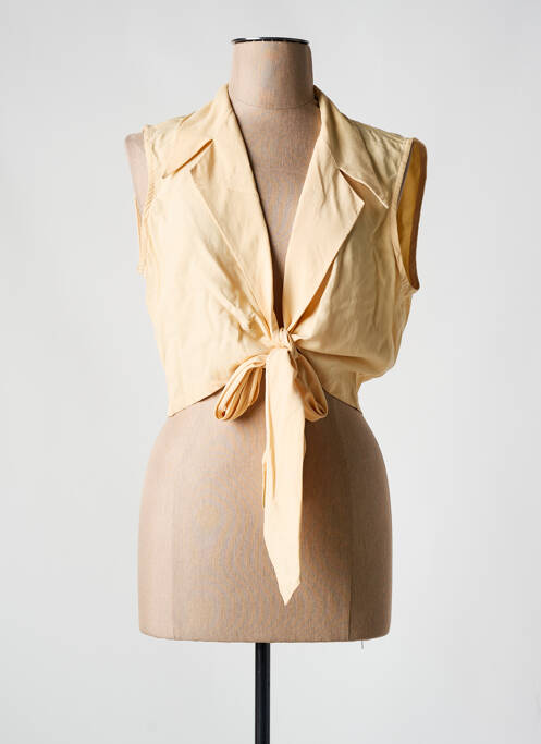 Top jaune MATHILDE pour femme
