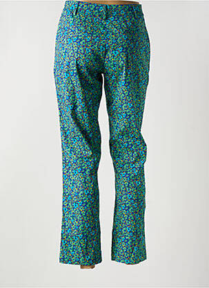 Pantalon 7/8 taille haute taille haute bleu PRINCESSE NOMADE femme