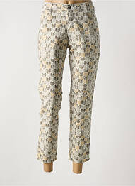Pantalon 7/8 stretch taille normale gris WALTRON femme