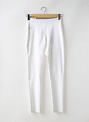 Jegging tissage popeline taille normale blanc EAST DRIVE femme