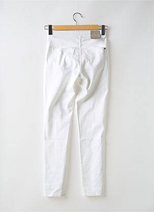 Jegging tissage popeline taille normale blanc EAST DRIVE femme