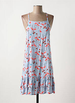 Robe mi-longue fines bretelles gris SURKANA femme