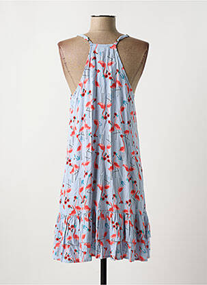 Robe mi-longue fines bretelles gris SURKANA femme