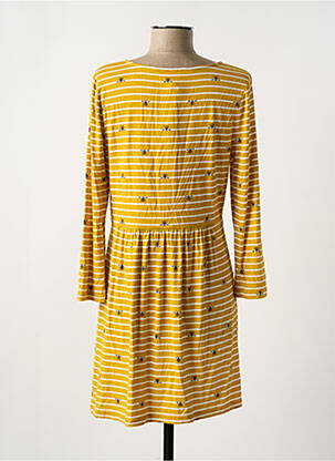 Robe courte manches longues manches longues jaune JOULES femme