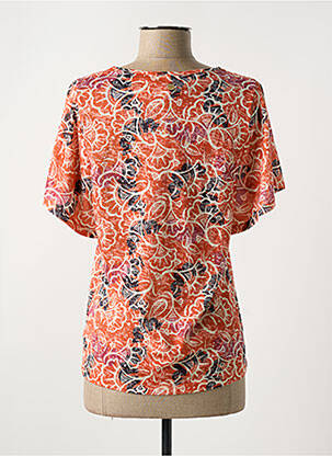 T-shirt col v manches courtes orange LOLA ESPELETA femme
