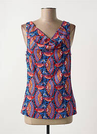 Top tissage jersey sans manche bleu BAKERY LADIES femme