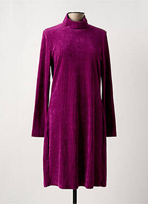 Robe mi-longue manches longues manches longues violet BAKERY LADIES femme