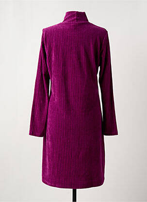 Robe mi-longue manches longues manches longues violet BAKERY LADIES femme