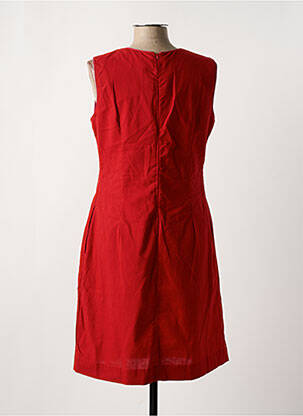 Robe mi-longue sans manche sans manche rouge KALI YOG femme