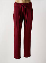 Pantalon slim rouge MA PETITE FIANCEE pour femme seconde vue
