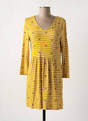 Robe courte jaune JOULES pour femme seconde vue