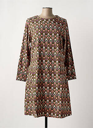 Robe mi-longue vert CIRCUS pour femme