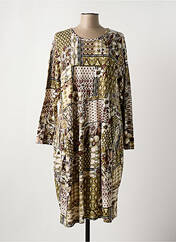 Robe mi-longue vert ORIENTIQUE NATURALLY pour femme seconde vue