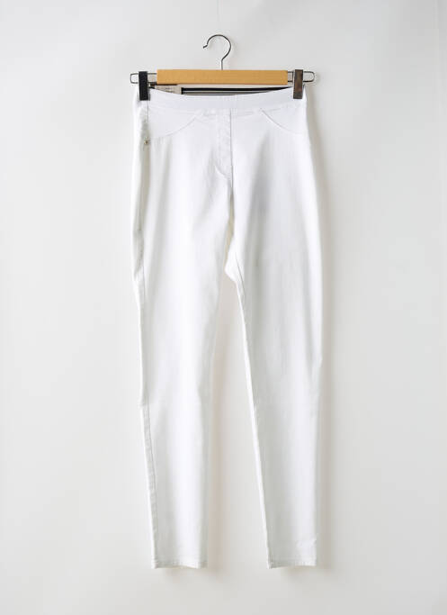 Jegging tissage popeline taille normale blanc EAST DRIVE femme