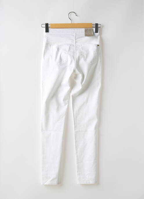 Jegging tissage popeline taille normale blanc EAST DRIVE femme