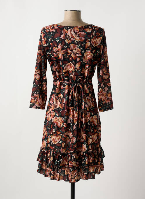 Robe courte marron FIFILLES pour femme