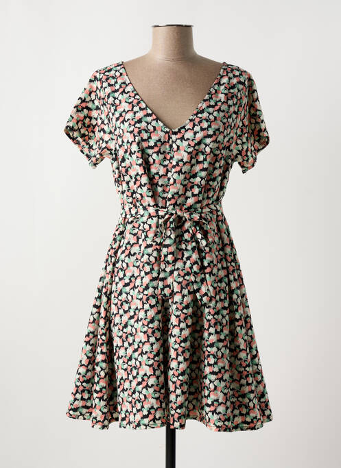 Robe courte noir COMPAÑIA FANTASTICA pour femme