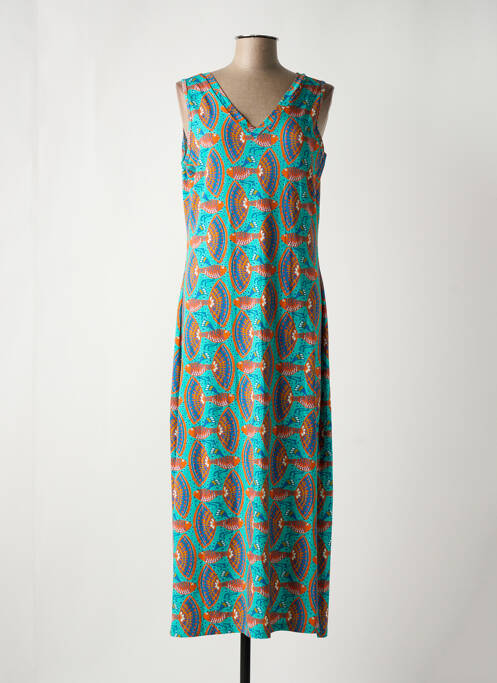 Robe longue bleu BAKERY LADIES pour femme