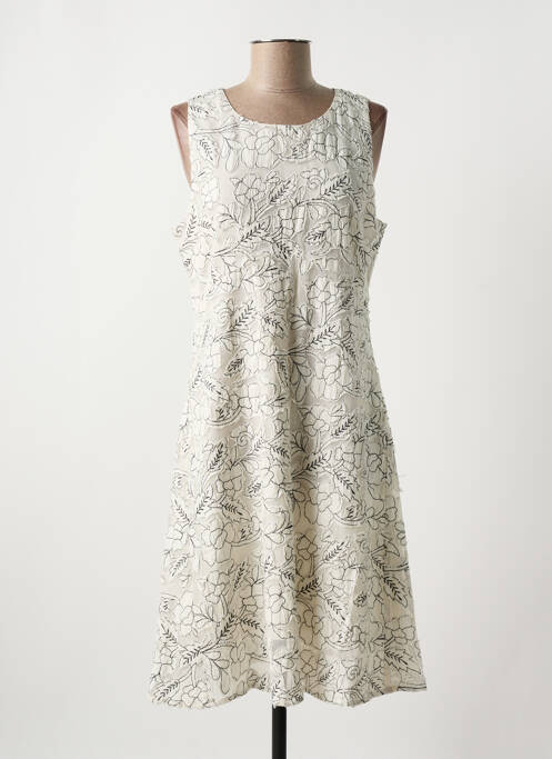 Robe mi-longue beige SURKANA pour femme