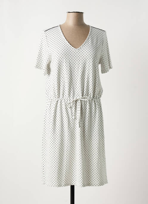 Robe mi-longue blanc WHO'S THAT GIRL pour femme