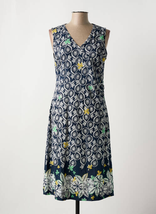 Robe mi-longue bleu MISTRAL pour femme