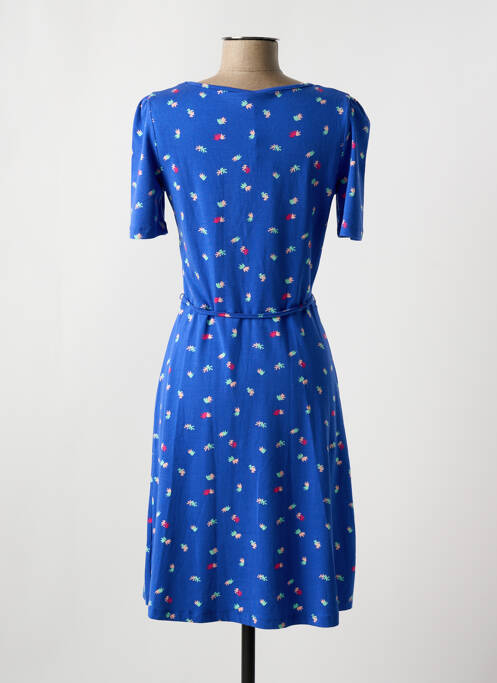 Robe mi-longue bleu WOW TO GO pour femme