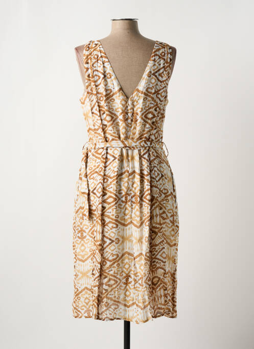 Robe mi-longue marron SURKANA pour femme