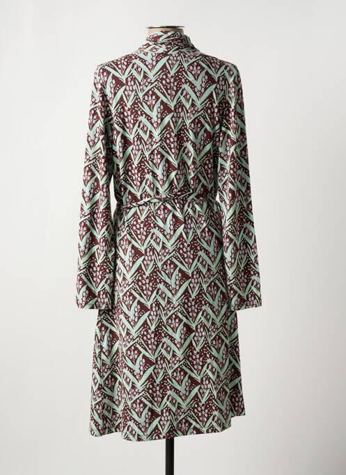 Robe mi-longue marron ZILCH pour femme