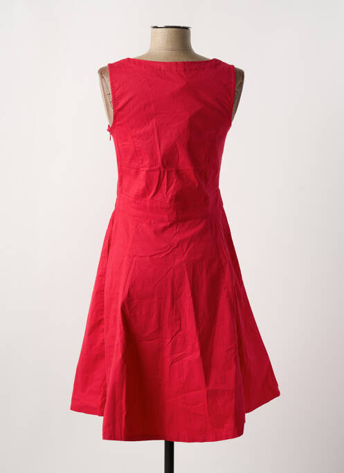 Robe mi-longue rouge PRINCESSE NOMADE pour femme