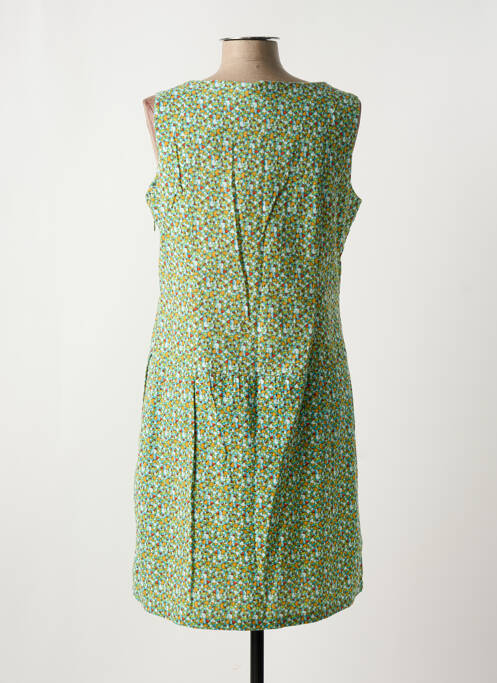 Robe mi-longue vert KALI YOG pour femme