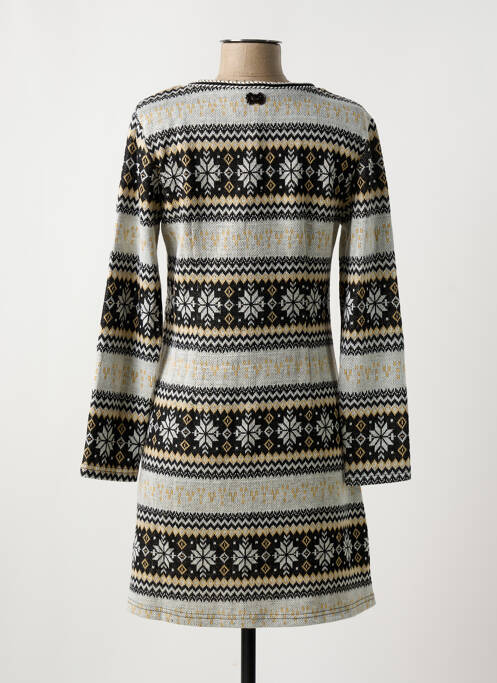 Robe pull gris AKINOLAUDE pour femme