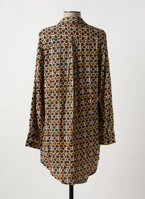 Tunique manches longues marron SURKANA pour femme