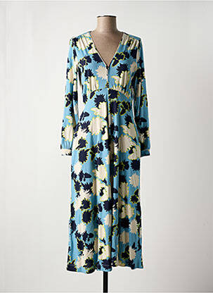 Robe courte manches longues manches longues bleu WHITE STUFF femme