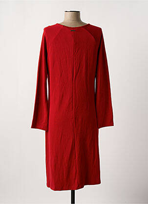 Robe mi-longue manches longues manches longues rouge L'ATELIER D'ANNA femme