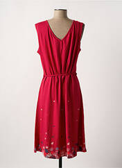 Robe mi-longue rose TRANQUILLO pour femme seconde vue