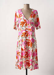 Robe mi-longue rose ZILCH pour femme seconde vue