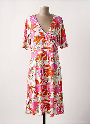 Robe mi-longue rose ZILCH pour femme